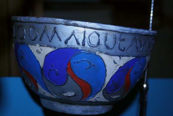 The Flying Reiver Roman bowl actually made from Tupperware